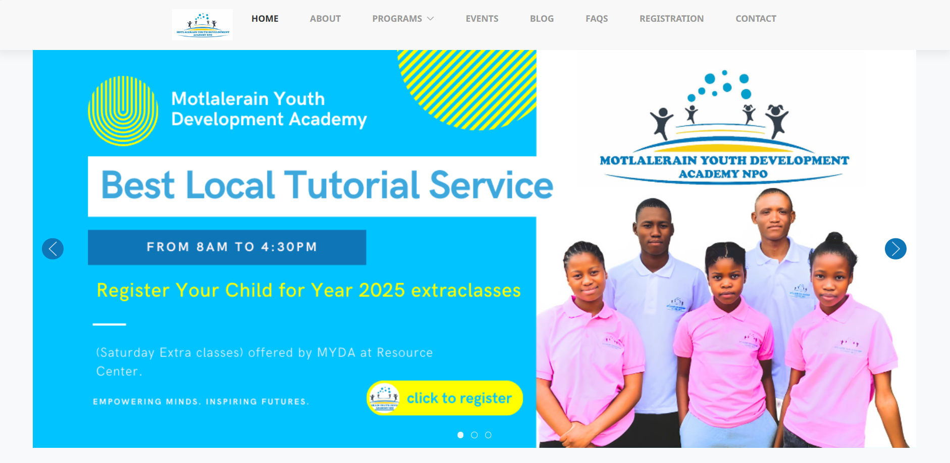 Website design for Client A - Non-Profit Organization Website
Engaging platform for community outreach and donations.